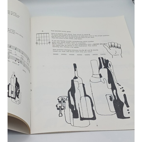 Vintage Kay Play Country Guitar Today w/ 33 Guitar Case Chord Book Learn to Play - Picture 5 of 14